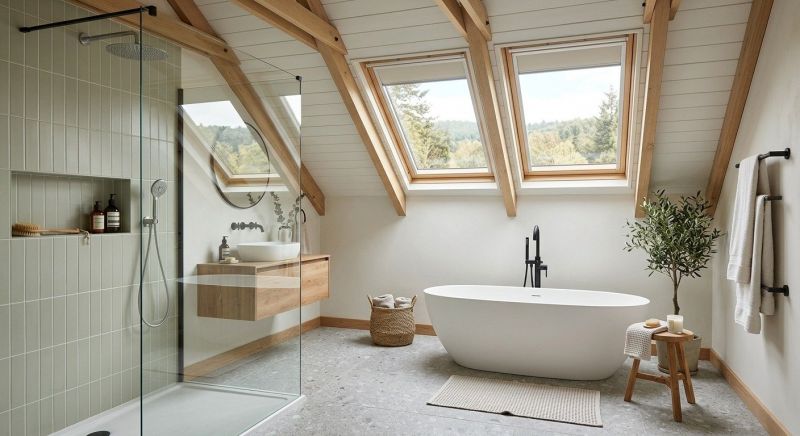 Attic Bathroom Remodeling in Worcester County, MA