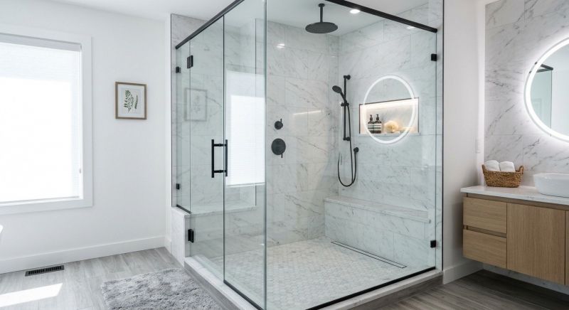 Bathroom Shower Renovation in Worcester County, MA