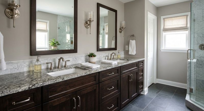 Granite Shower Installation in Worcester County, MA