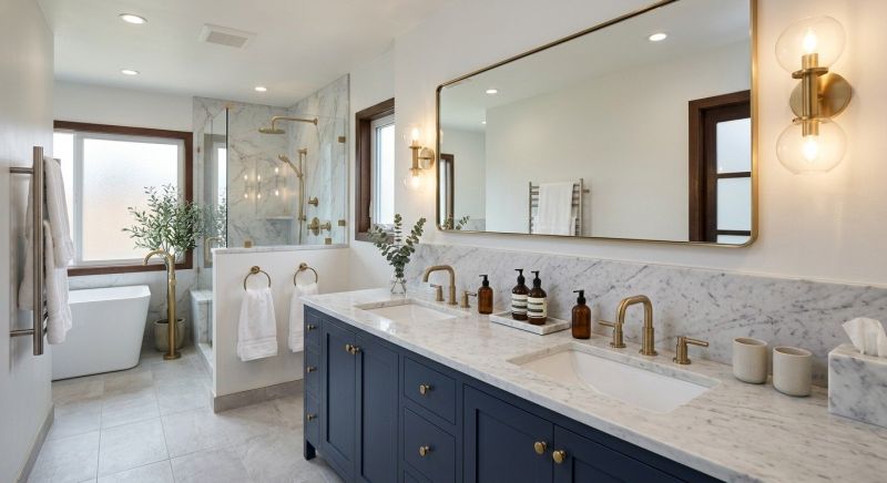 Luxury Bathroom Installation in Worcester County, MA
