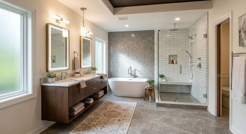 Master Bathroom Remodeling in Worcester County, MA