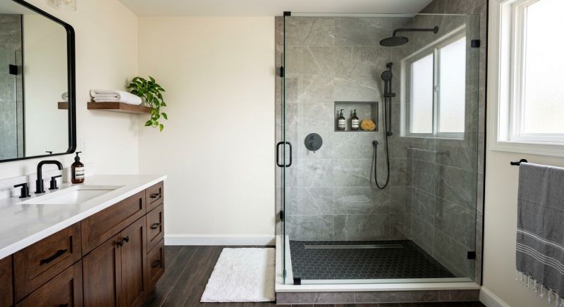 Tub To Shower Conversion in Groton, MA